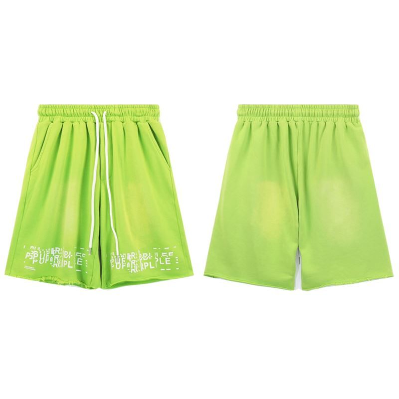 Green B shorts 1 pic