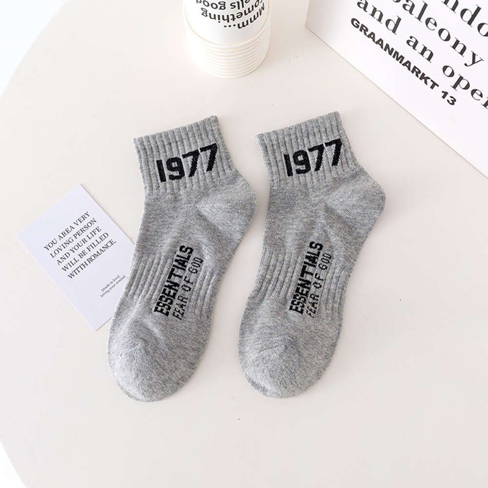 Grey Fg1977 Short Socks Thin Style