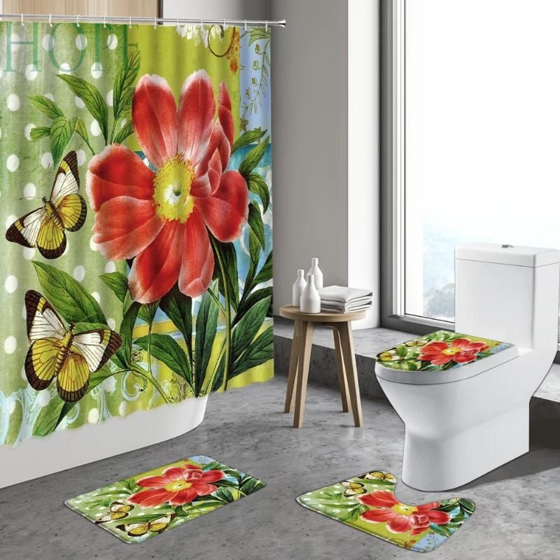 2681YJ-4pcs set 180x180cmCurtain