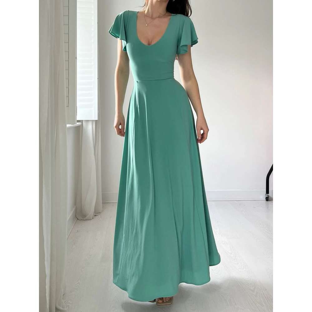 Grass Green Long Skirt