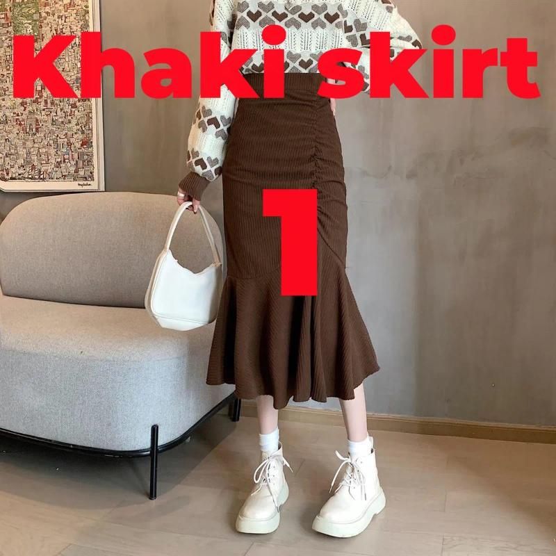 1 Khaki skirt