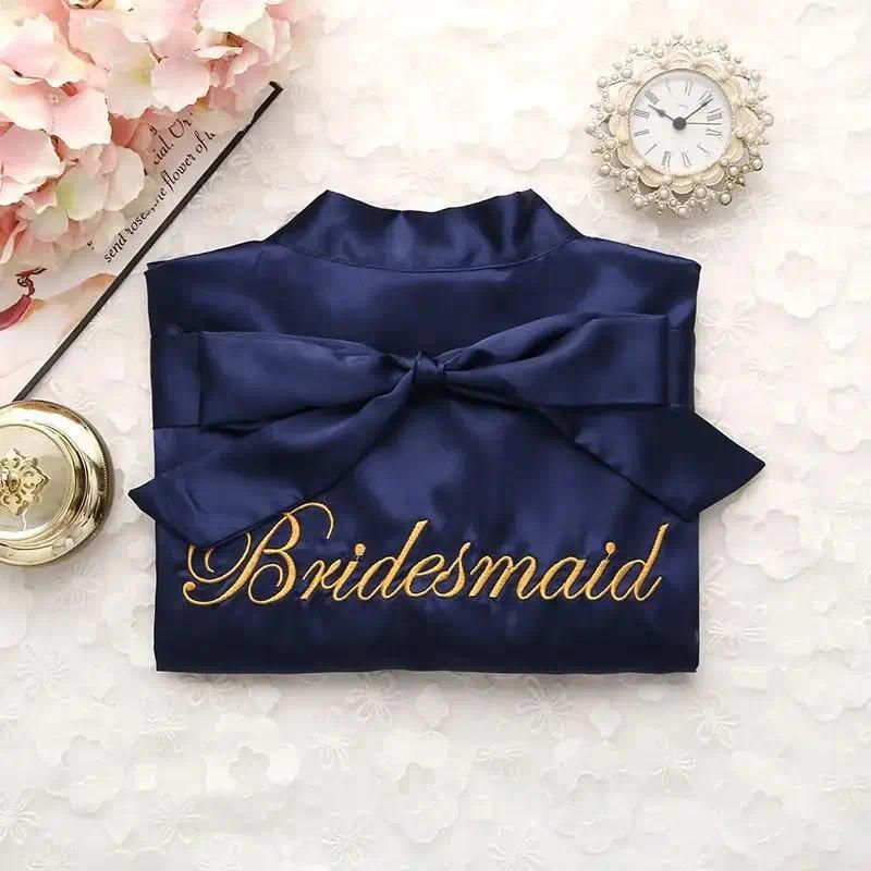 Bridesmaid blu navy