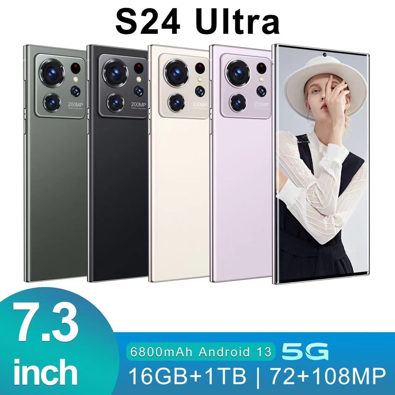 S24Ultra 16GB+1TB Real 6+128GBを表示します