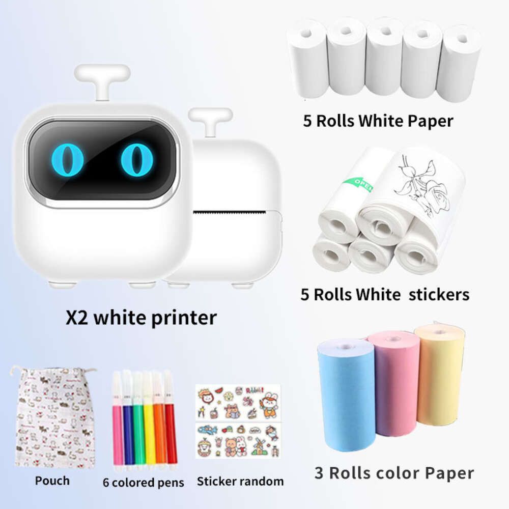 1) x2 Weiß 5 Thermosensitives Papier 5