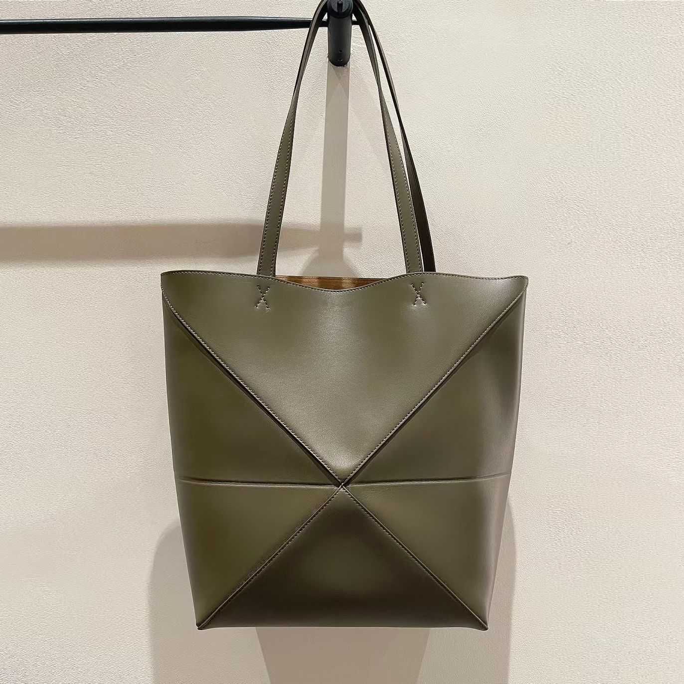 Olive Green Medium (puzzle Folding Bag)
