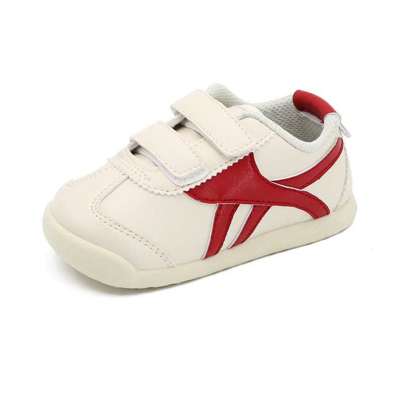 Small White Shoes with Red Edges