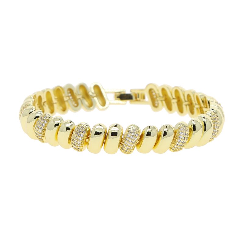 bracelet gold 17cm