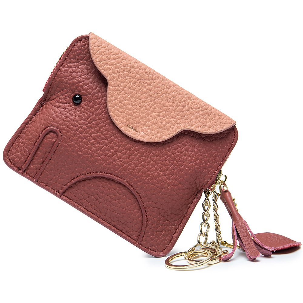 Contrast color baby elephant-brick red