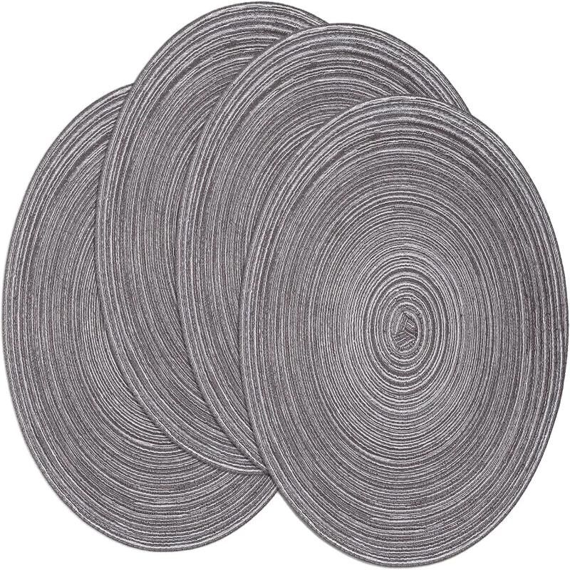 15 -дюймовый диаметр круглый серый