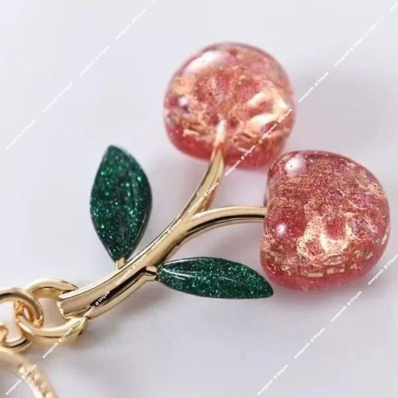 Rosa körsbärsgröna blad