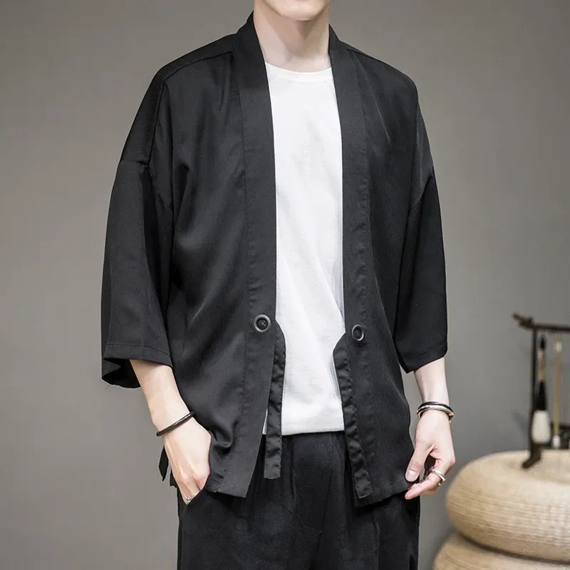 Chemises Kimono 4xl Black