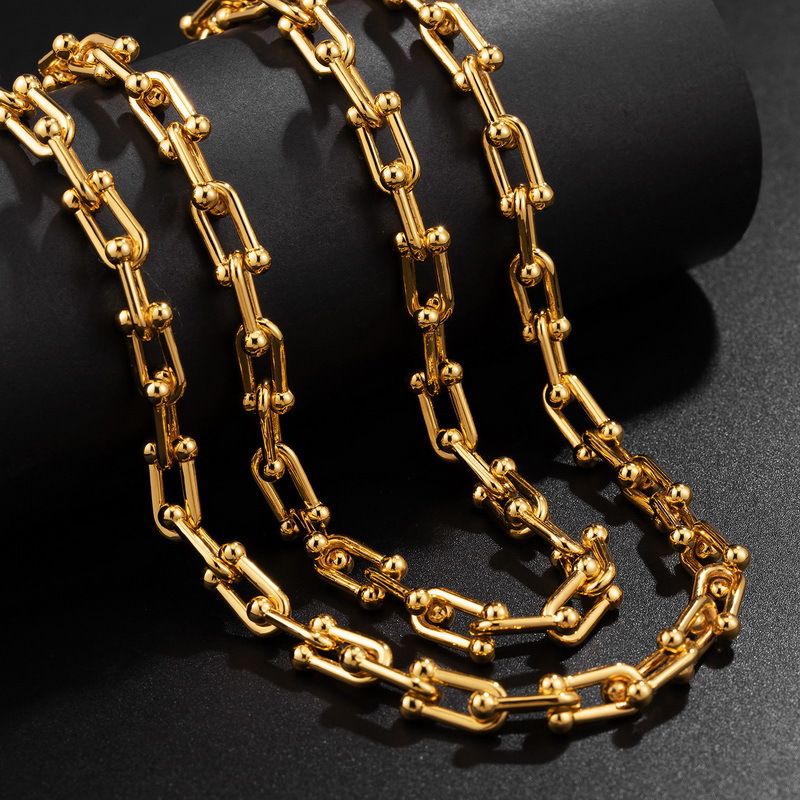 13#Guld U-Necklace 40cm