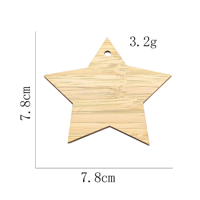 5pc pentagram 7,8 cm