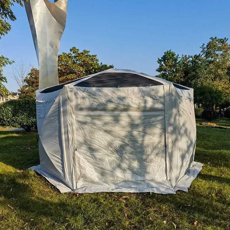 Grey Hexagonal Tent