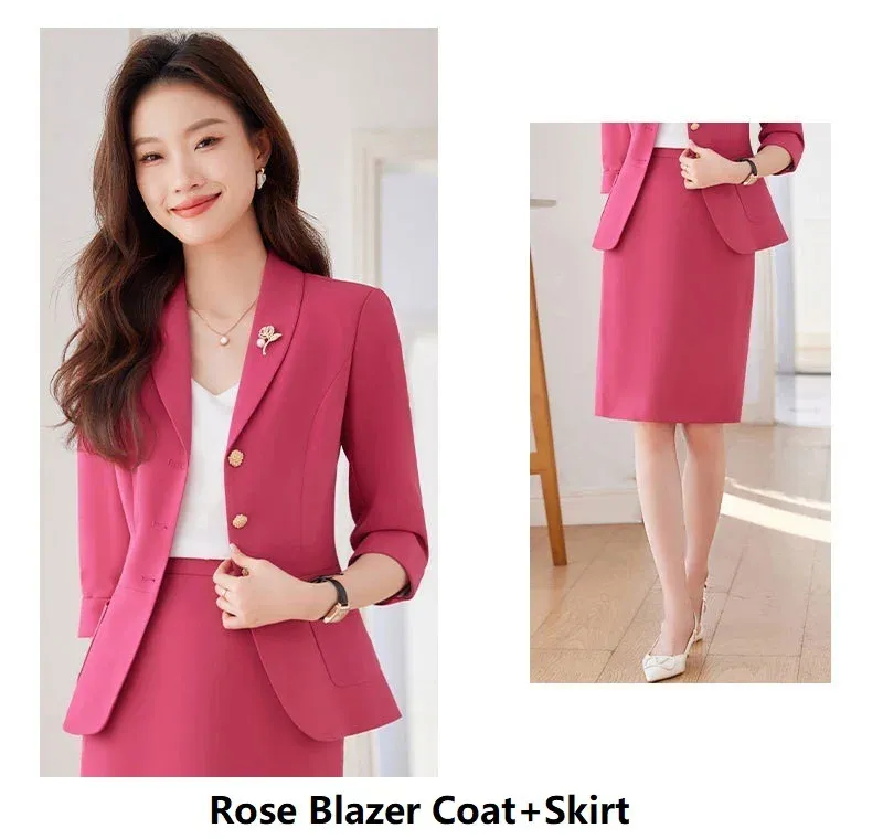 Rose Skirt Suits