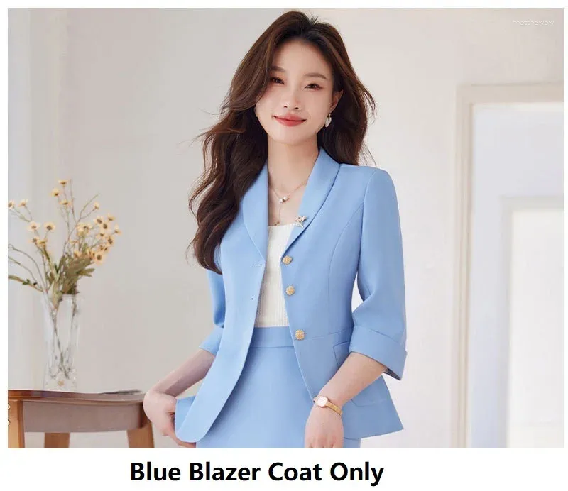 Blue Blazer Coat