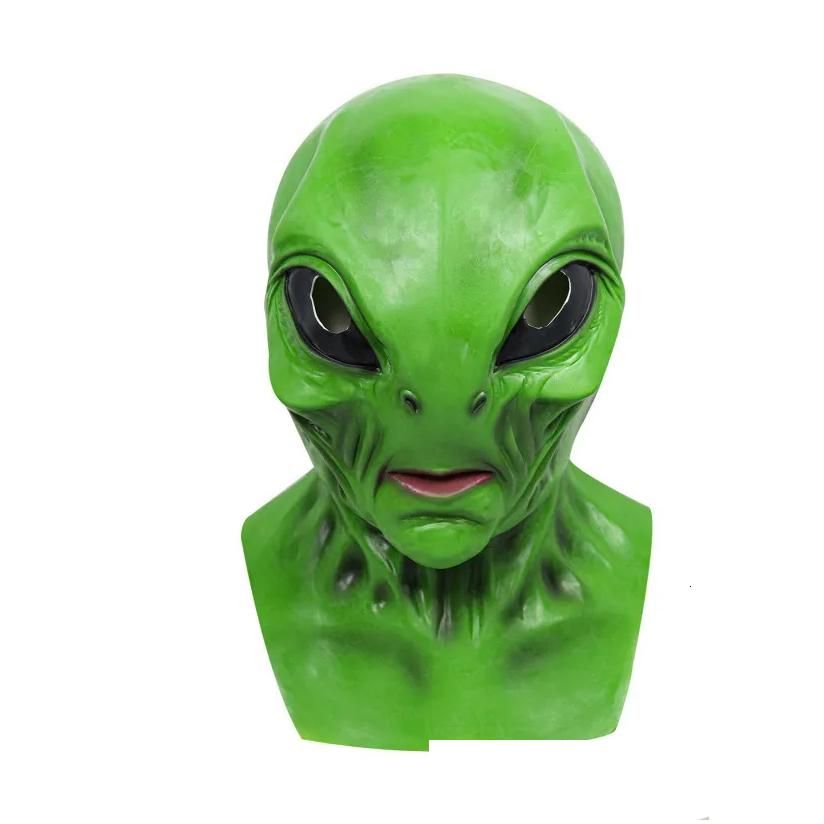 Aliens à grands yeux - vert