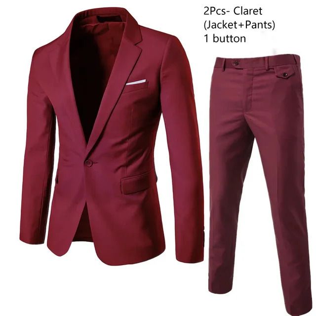 Claret 2piece Suit