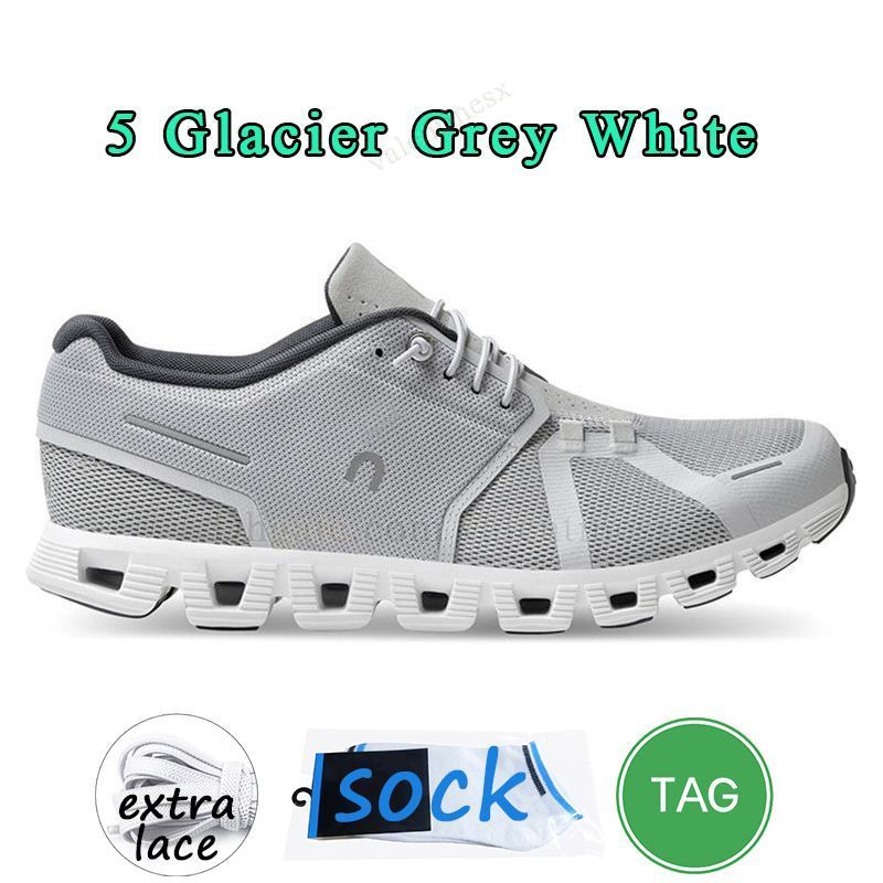 5 Glacier Grey White