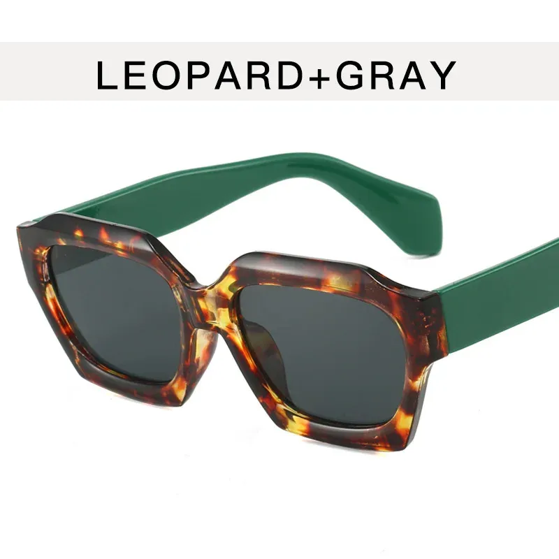 Green Leopard Gray