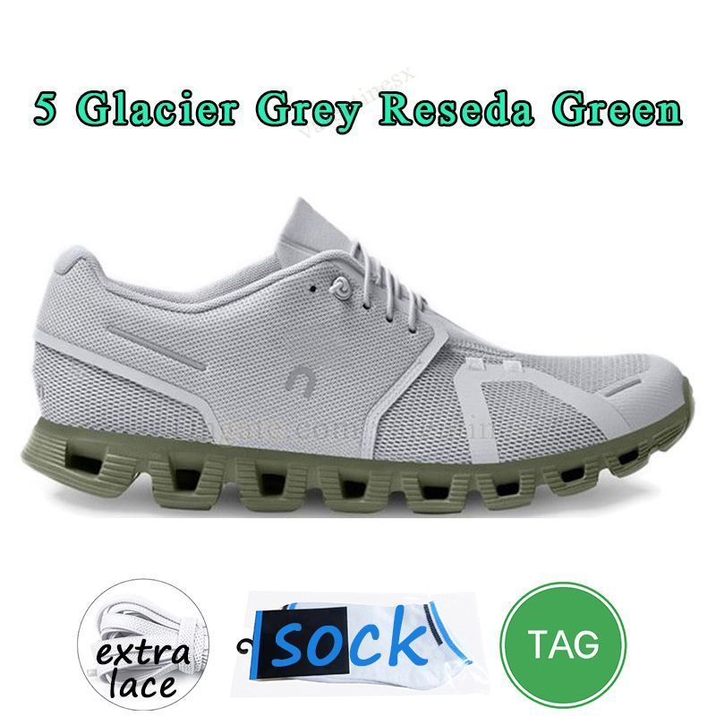 5 Glacier Grey Reseda Green