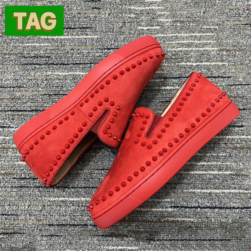 11 Red Slip-on