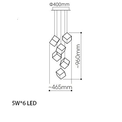 6-głowicy Light3000K-Silver