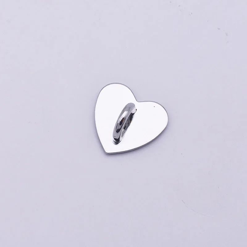 Heart shaped silver