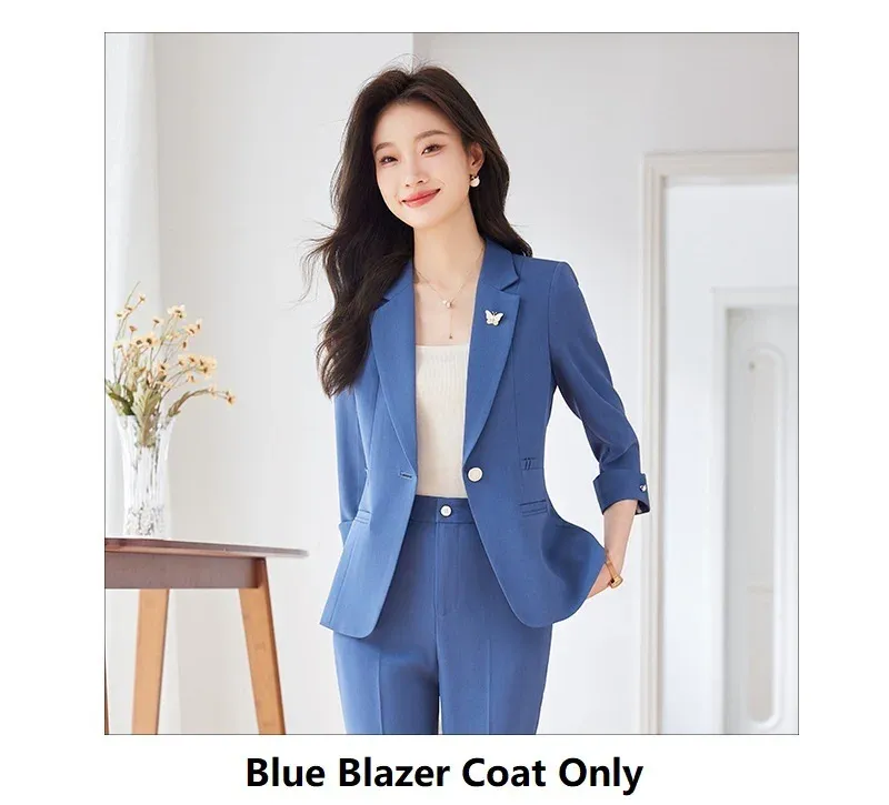 Blue Blazer Coat