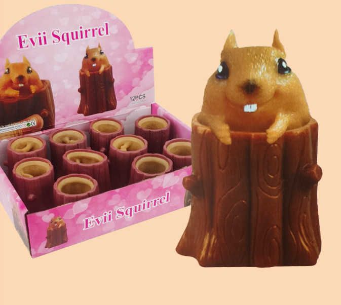 Grande tazza di scoiattolo marrone (12 per scatola)