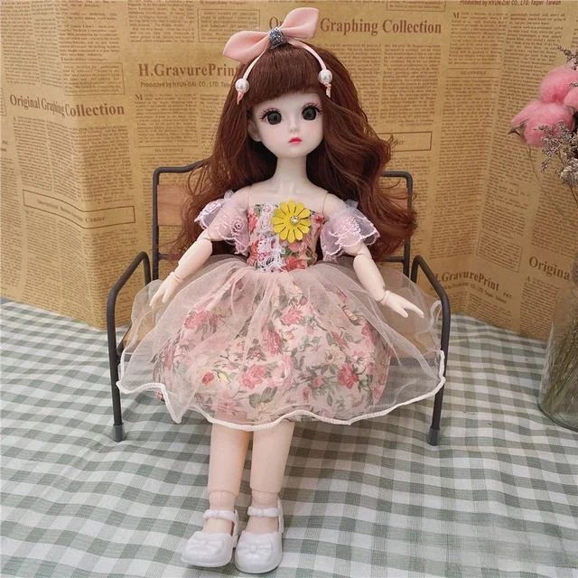 Brown Hair B1-Doll And Clothes