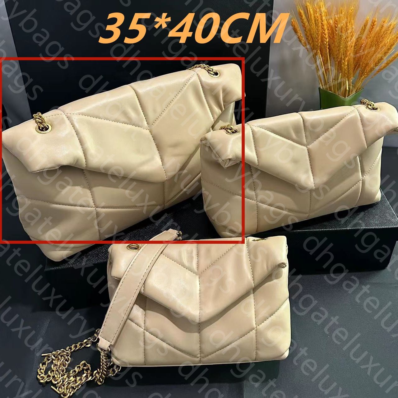 Khaki_goldlogo-35*40cm