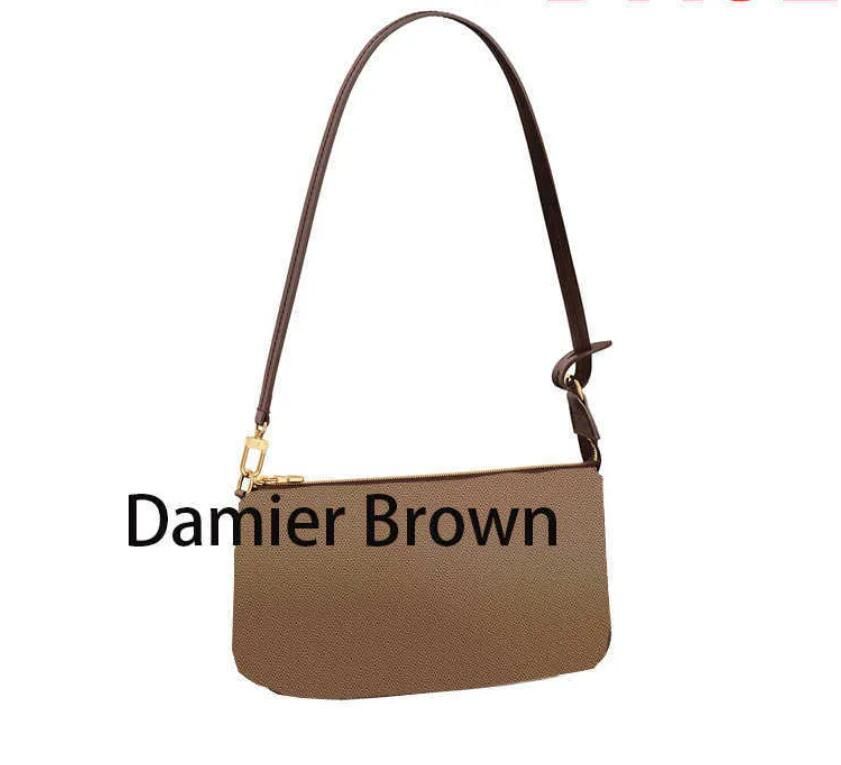 23cm#Dx02 Damier Brown