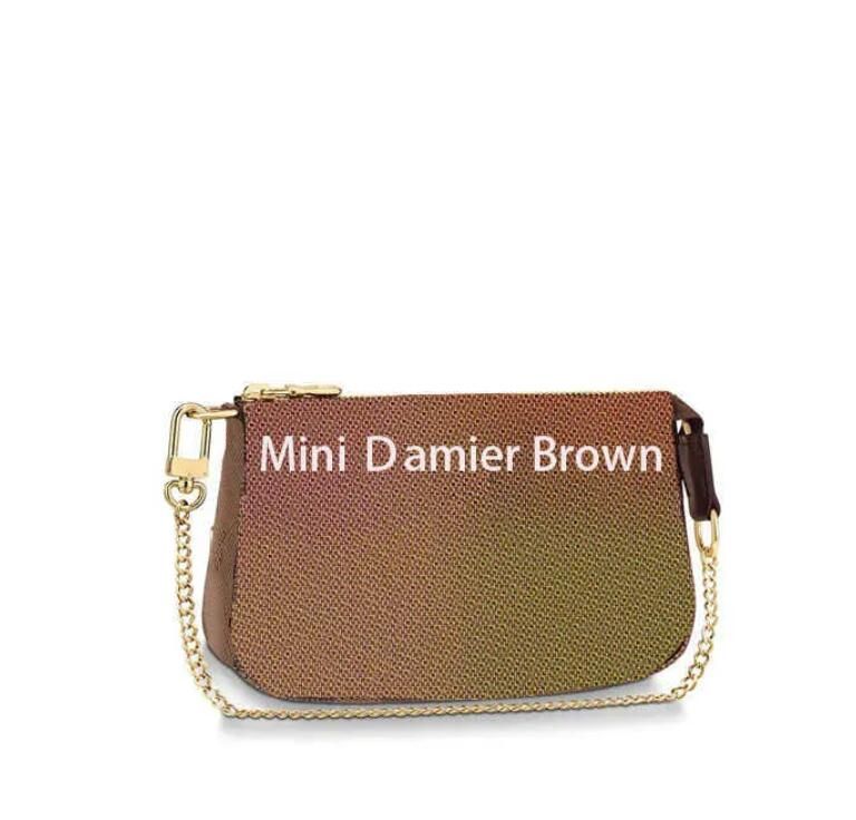 15cm#Dx05 Mini Damier Brown