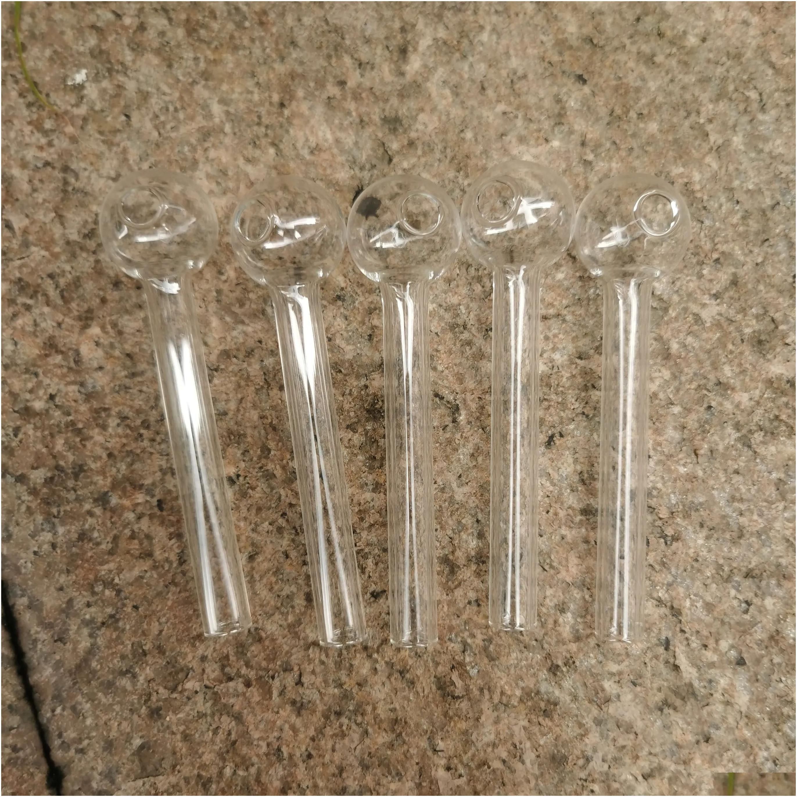 20Pcs Pyrex Glass Oil Burner Pipes, 7-12Cm Transparent Tubes with Clear Color, Quality Glass Oil Burner Kit, Perfect for Essential Oil Diffusers and Aromatherapy