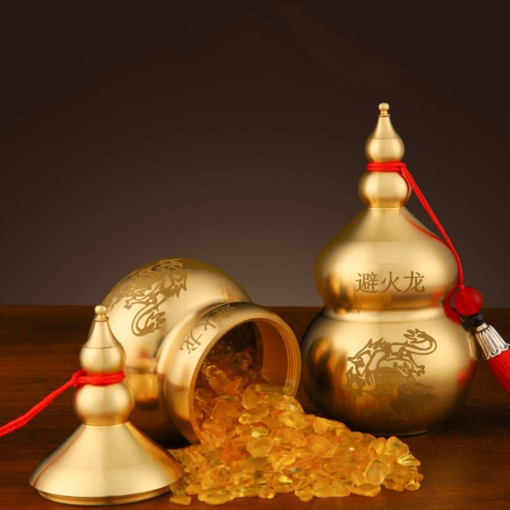 Handicraft Fire Avoiding Dragon Gourd Chinese Style. - Image 3