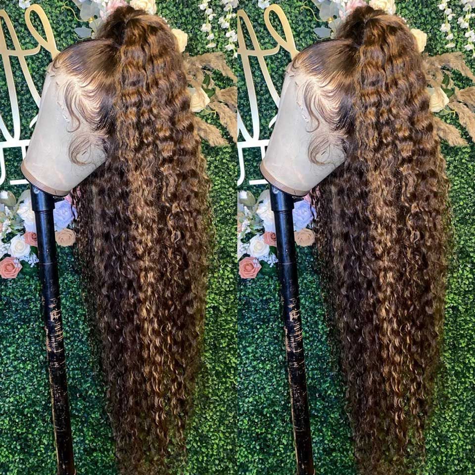 Kinky Curly 13x6 HD Lace Frontal Wig 4C Edges Curly detail view 6