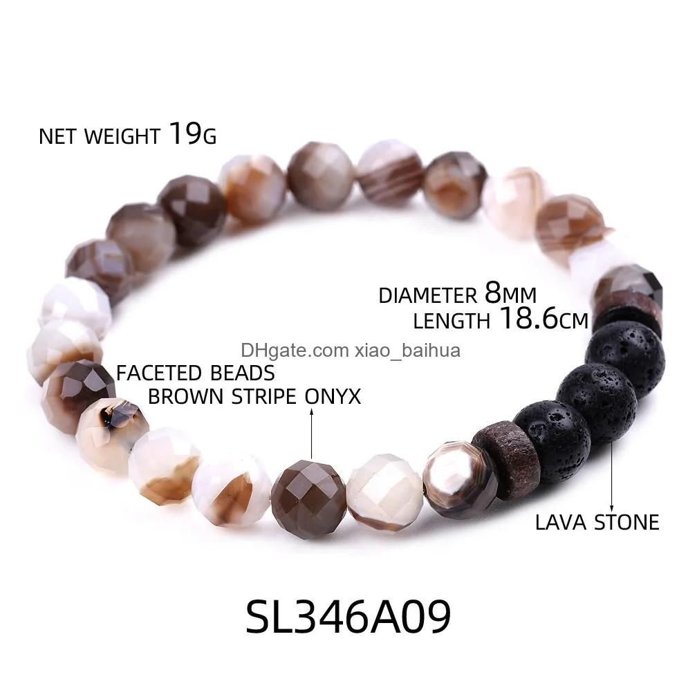 Sl346A09 Three Striped Agate Et