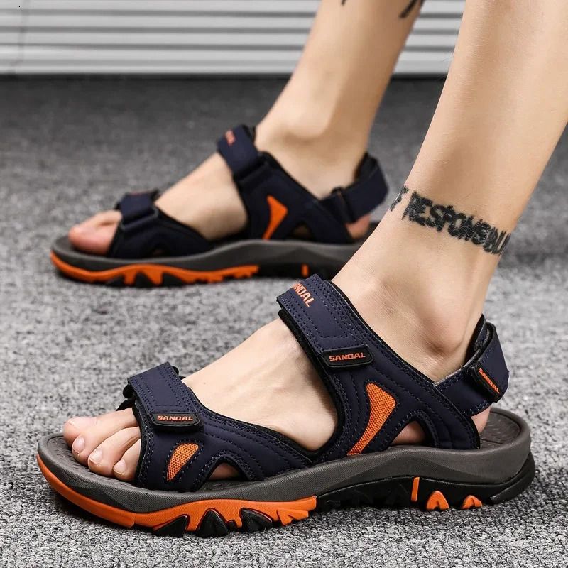 Blue Men Sandals