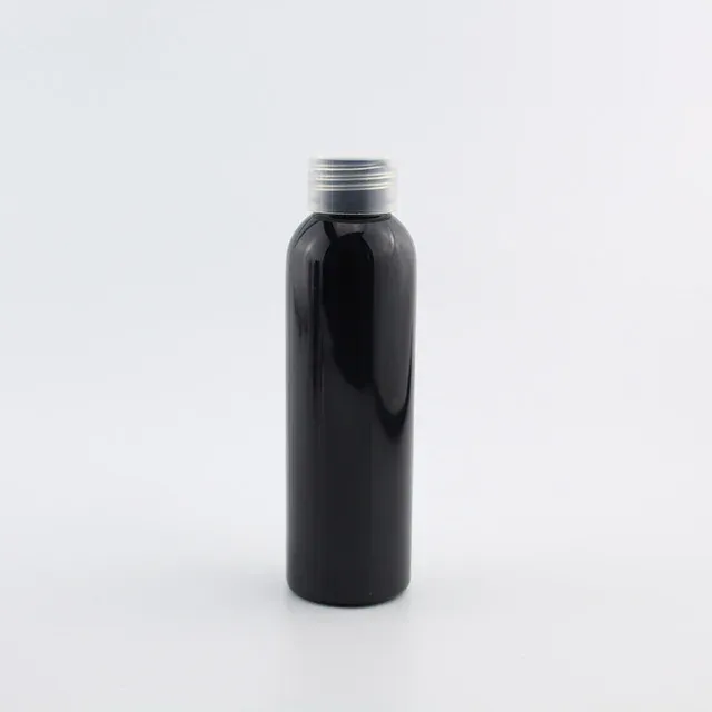 120ml plastic black bottle clear