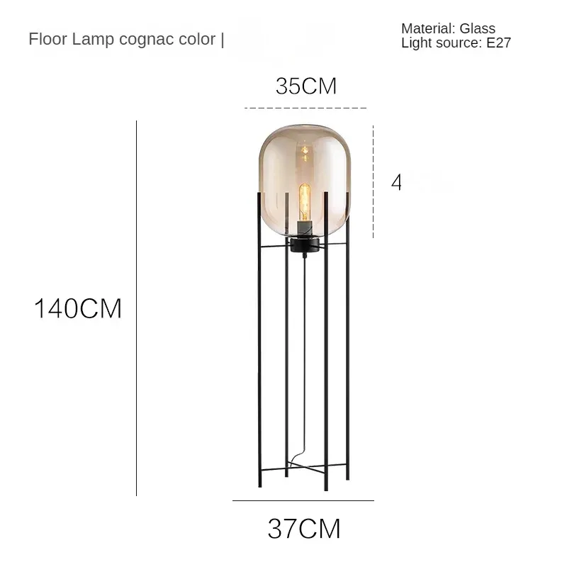 2700-3300K gold glass--H 140cm