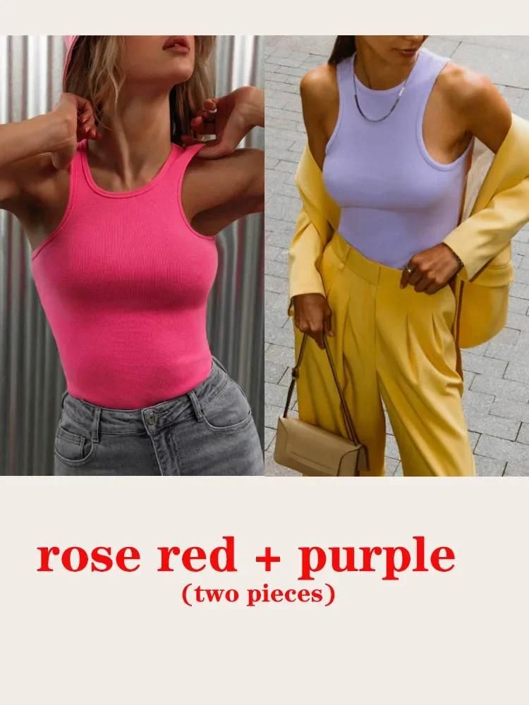 Rose red and purple