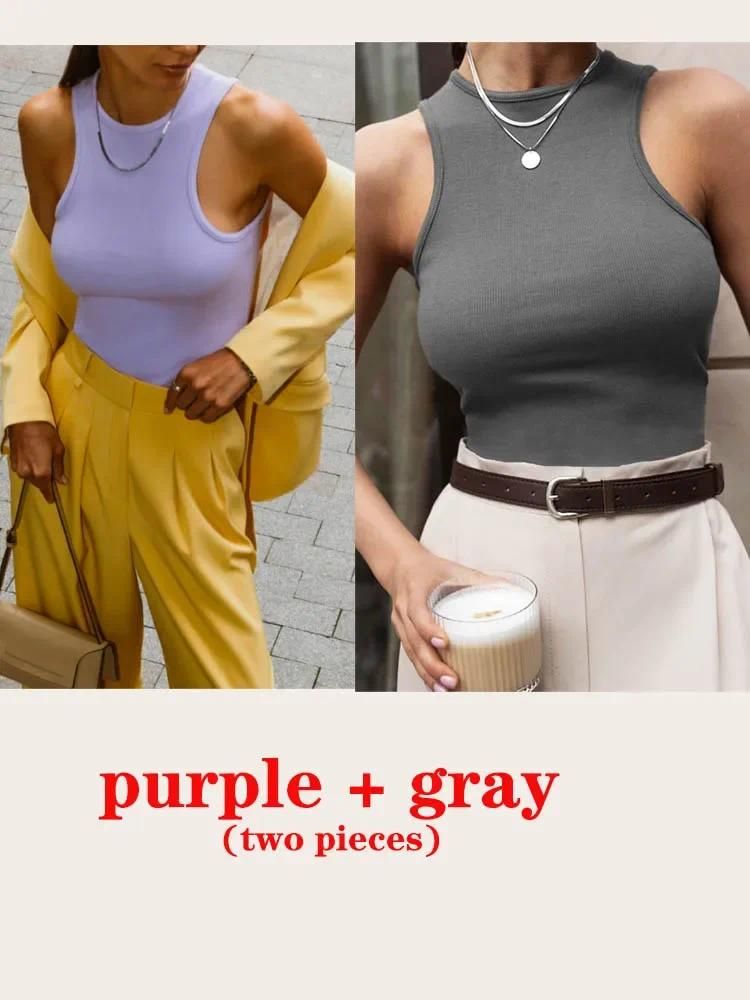 Purple and gray