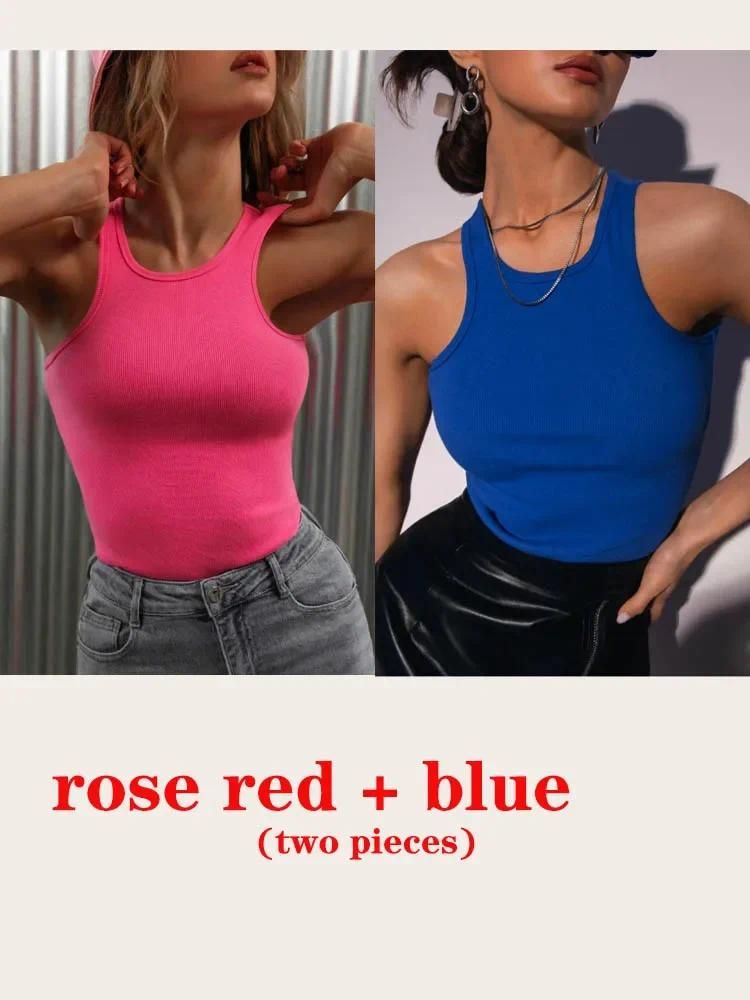 Rose red and blue