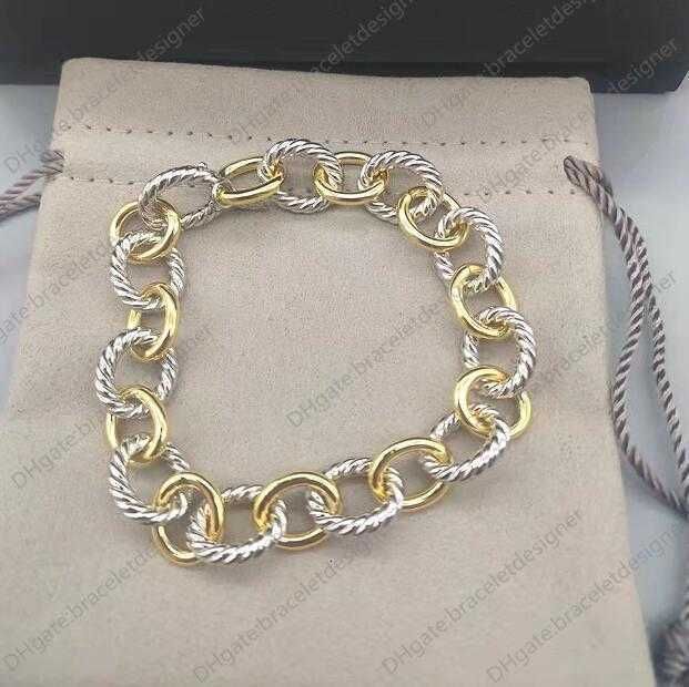 Bracelet gold silver 19CM--with logo