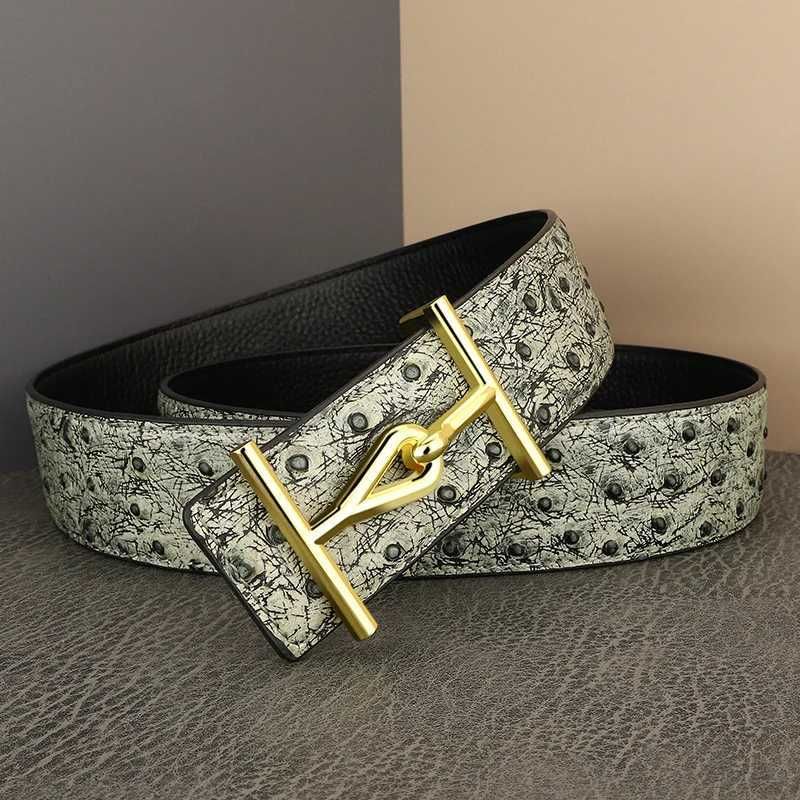 Grey Gold Buckle