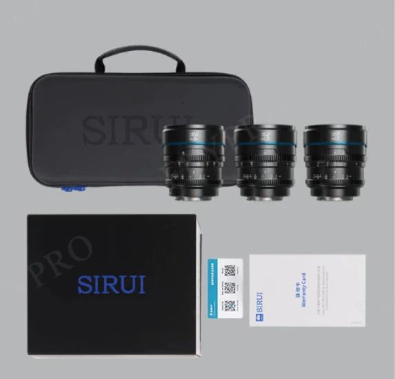 Kit de 3 lentes Preto-Canon Rf