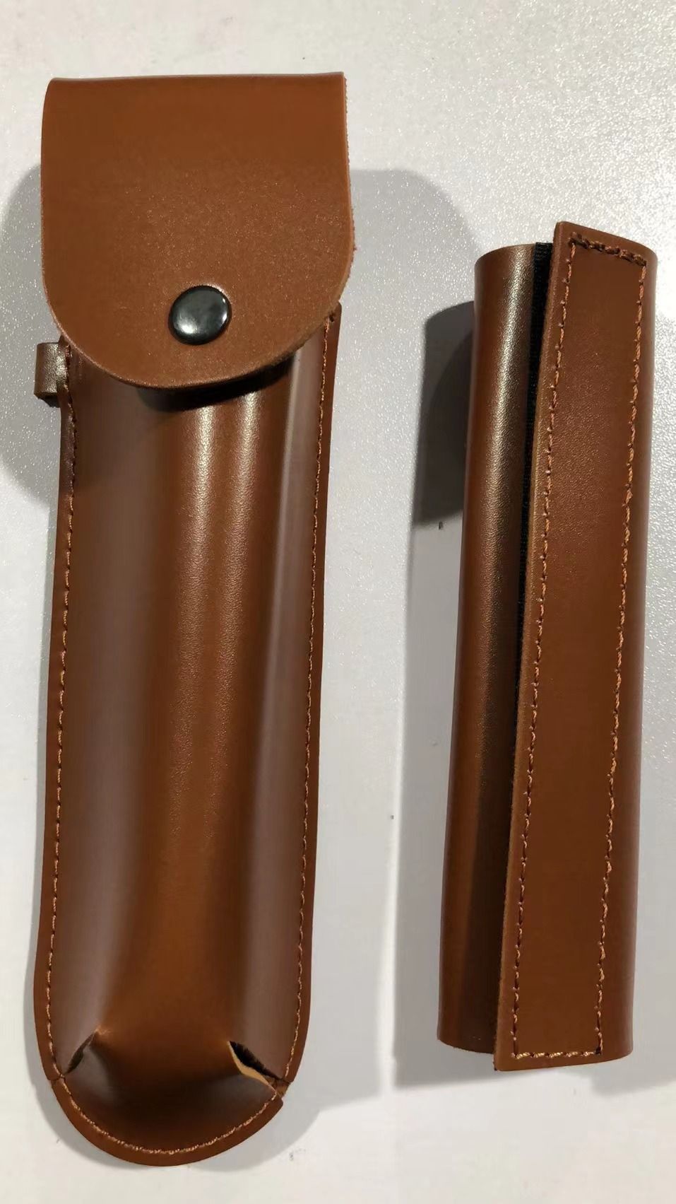 Brown leather cover