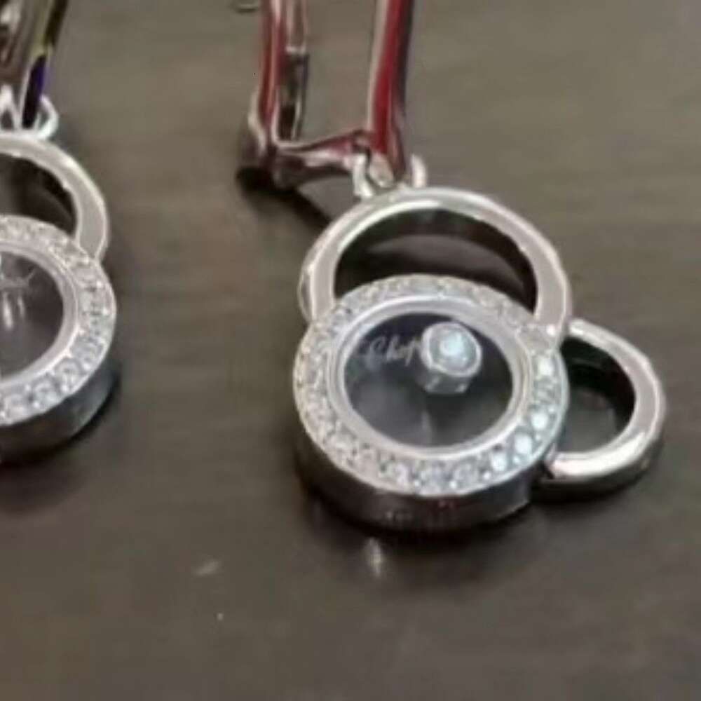 Three Circles And One Diamond Earrings