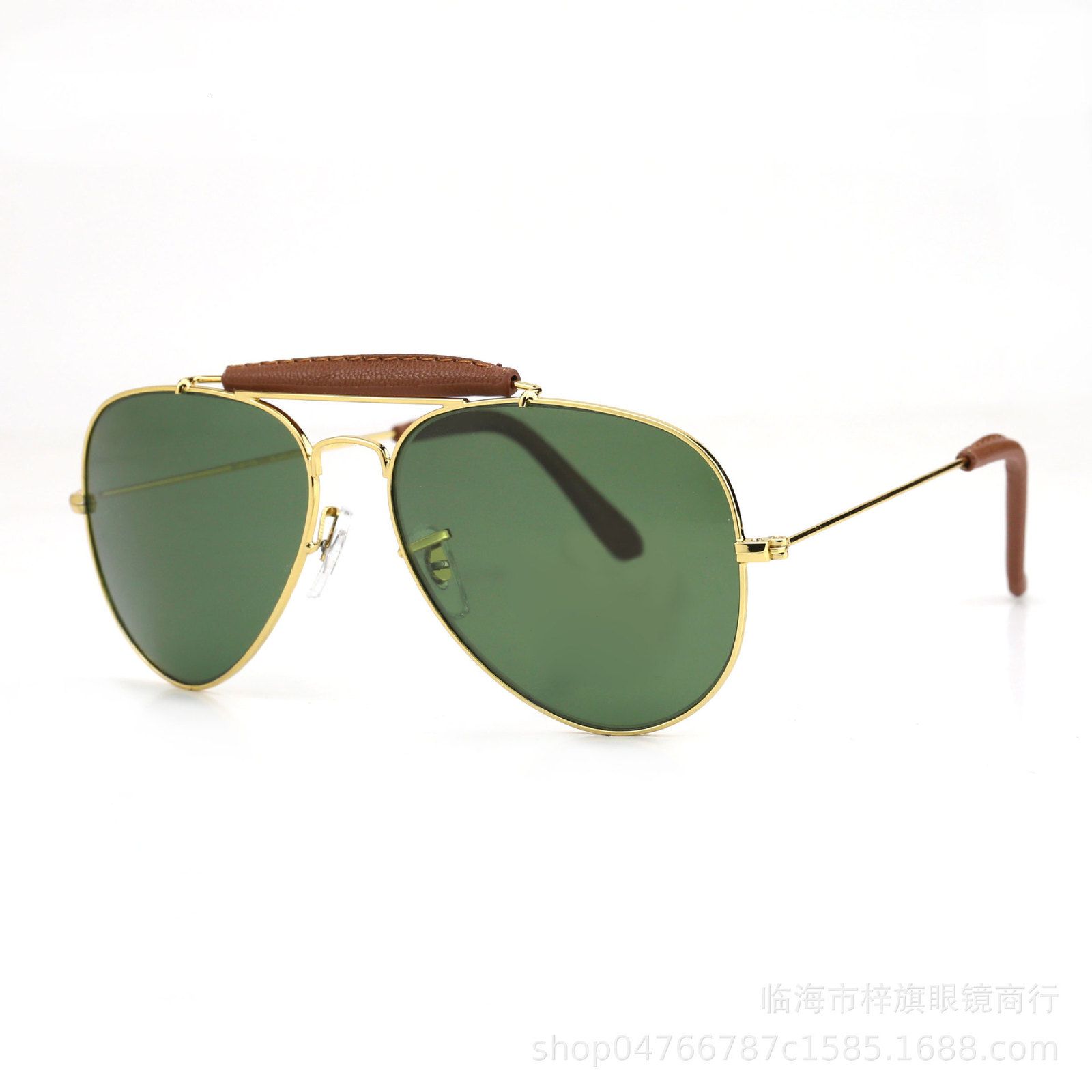 Dark Green Gold Frame